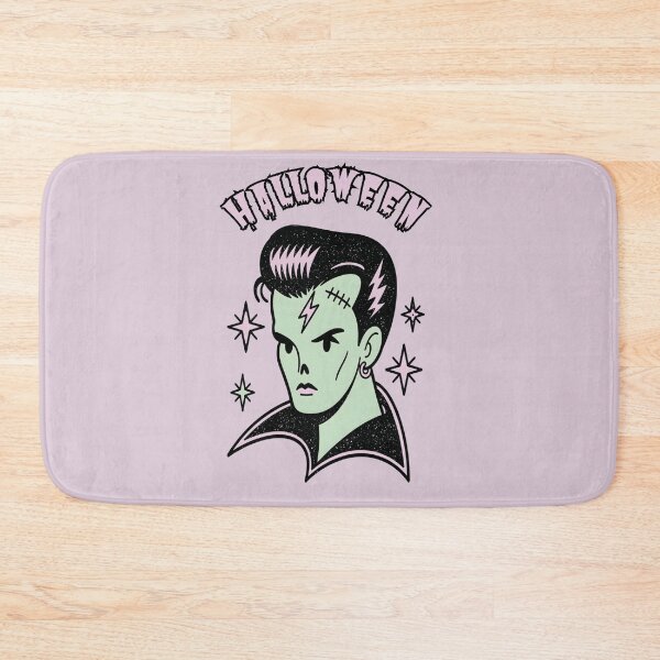 Item preview, Retro Frankenstein Monster Halloween | Vintage Horror Cute Spooky Green Monster designed and sold by toriodesigns.