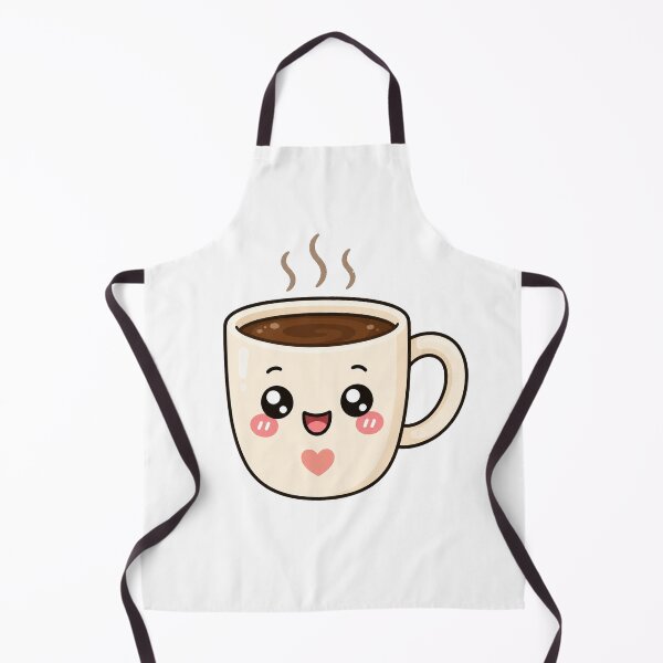 Item preview, Cute Kawaii Coffee Mug Happy Tea Cup Illustration designed and sold by Seculinator.