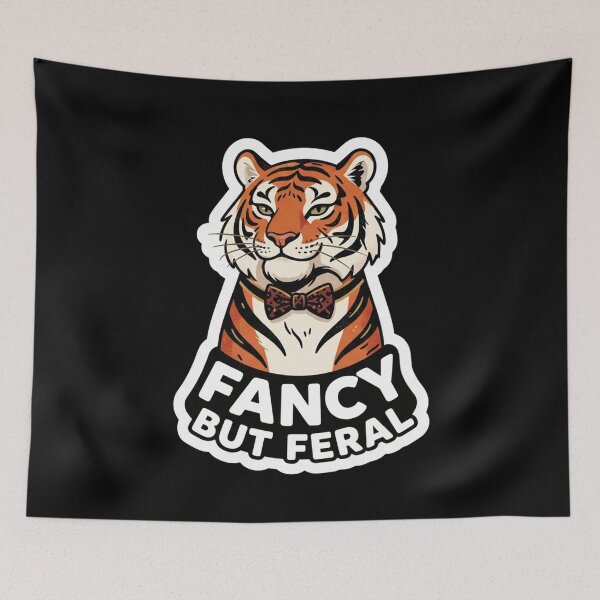 Item preview, Fancy Tiger Wearing A Bow Tie designed and sold by Owcomm.