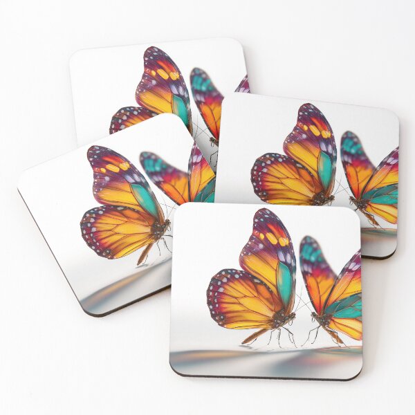 Item preview, Colorful Butterfly Duo – Vibrant Nature Illustration designed and sold by Sasas Design.