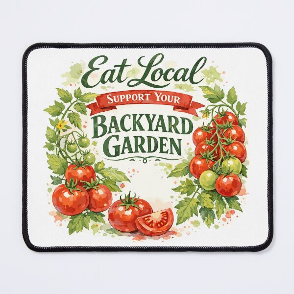 Item preview, Watercolor tomato vine: Eat Local Garden Design designed and sold by Pineapple-Tree.