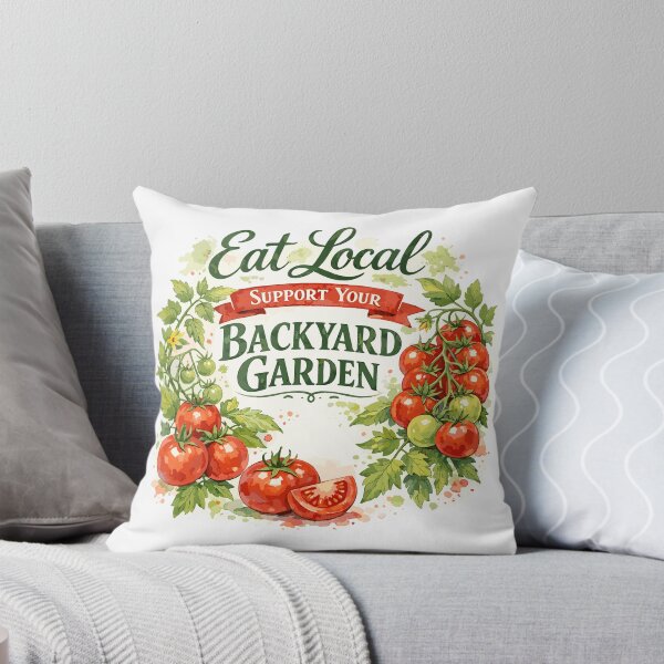 Item preview, Watercolor tomato vine: Eat Local Garden Design designed and sold by Pineapple-Tree.