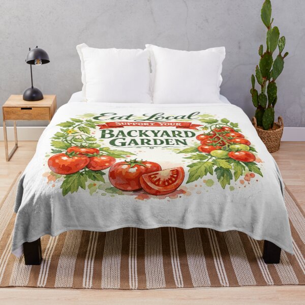 Item preview, Watercolor tomato vine: Eat Local Garden Design designed and sold by Pineapple-Tree.