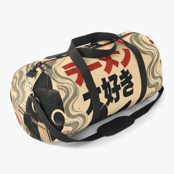 Item preview, Cute Cat Enjoying Ramen designed and sold by jodotodesign.