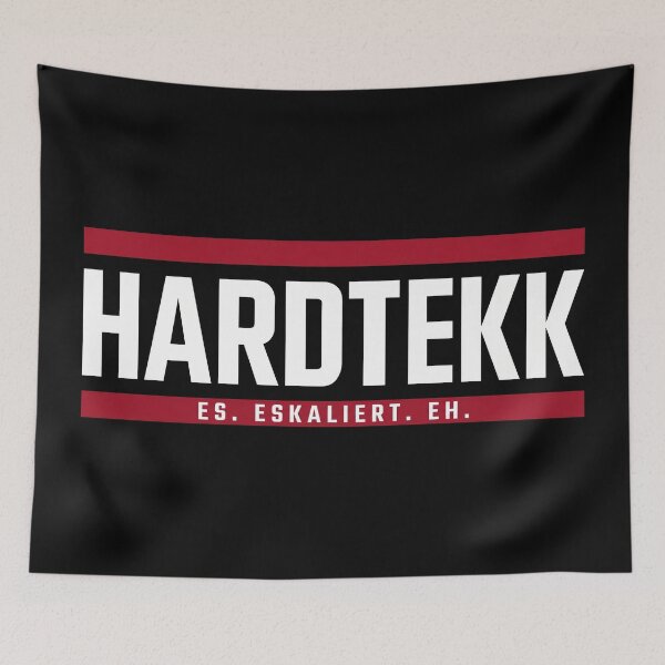 Item preview, Hardtekk Es Eskaliert Eh German Rave Techno designed and sold by SPAZE-Typo.
