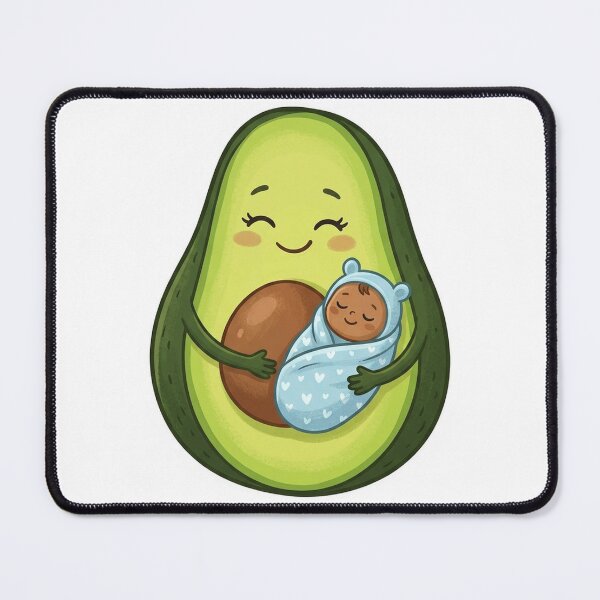 Item preview, Mama Avocado Cradling Pit Baby designed and sold by YNAMREG.