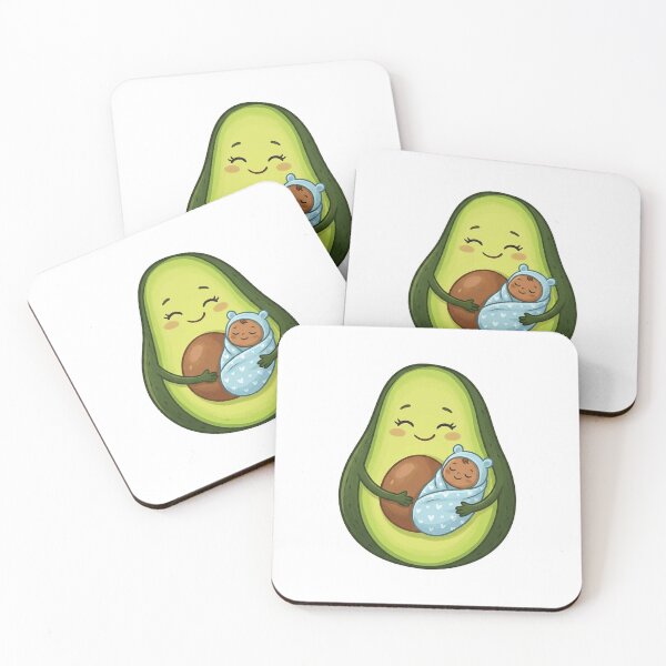 Item preview, Mama Avocado Cradling Pit Baby designed and sold by YNAMREG.