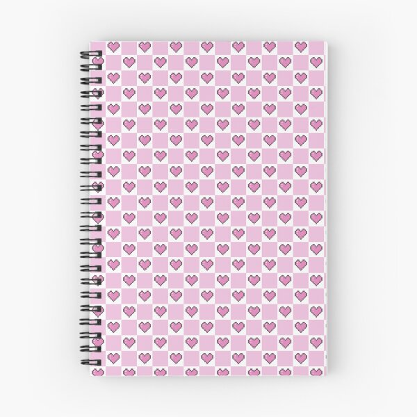 Item preview, Pink Pixel Heart Checkerboard Pattern designed and sold by Little Dora Art.