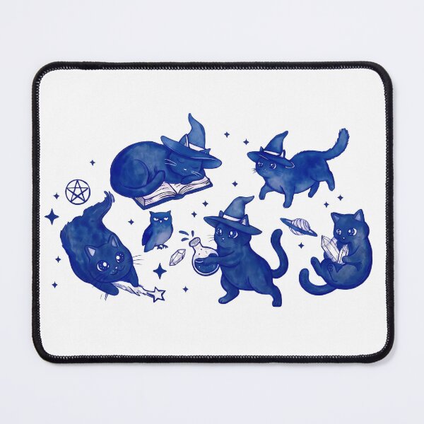 Item preview, Cute Witchy Cats and Magical Elements designed and sold by sorahanado.