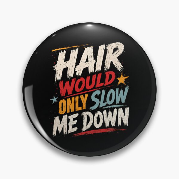 Item preview, Hair Would Only Slow Me Down Bald Men Athlete Speed Runner designed and sold by RetroMini2026.