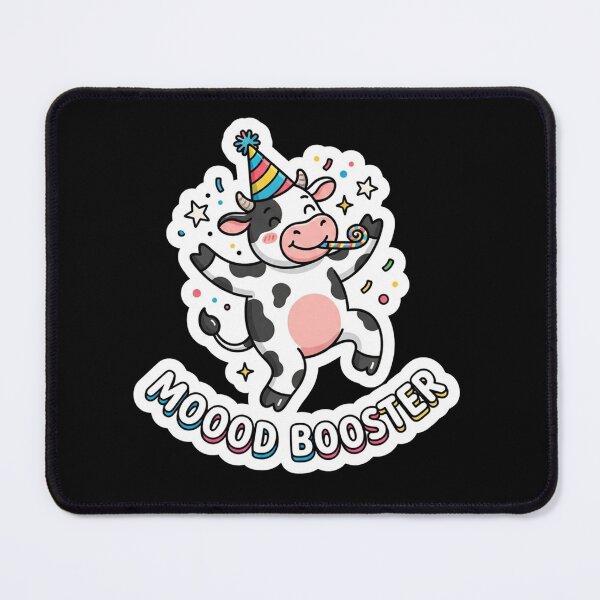 Item preview, Happy Dancing Cow Mood Booster Celebration designed and sold by Owcomm.