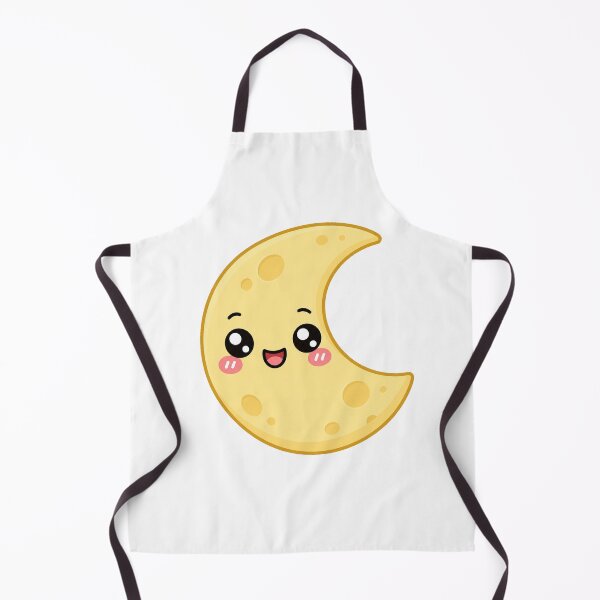 Item preview, Cute Kawaii Moon Happy Crescent Night Illustration designed and sold by Seculinator.
