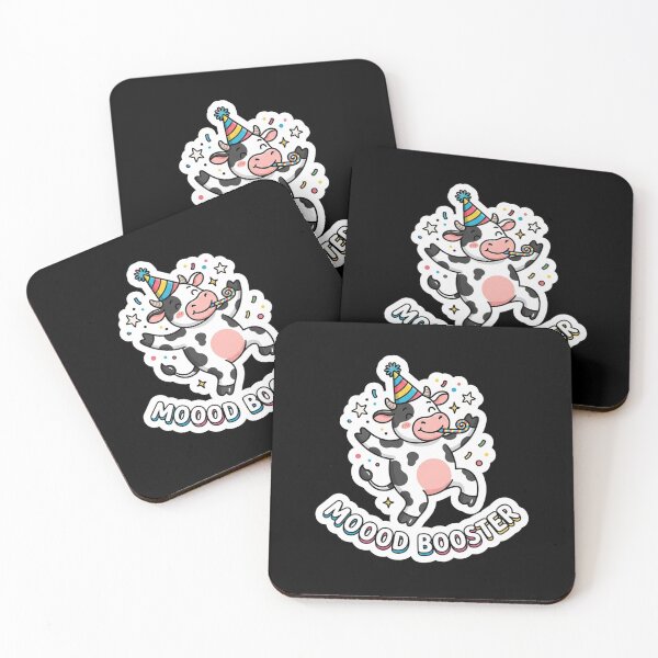 Item preview, Happy Dancing Cow Mood Booster Celebration designed and sold by Owcomm.
