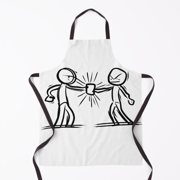 Item preview, Explosive Fist Bump Stick Figures Minimalist Friends Bro Fist Black and White Streetwear Graphic designed and sold by DesignArtist.ia.