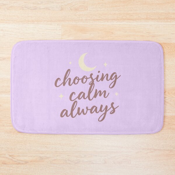 Item preview, Choosing Calm Always – Spiritual Self Care Quote Artwork designed and sold by CosmicQuietLab.