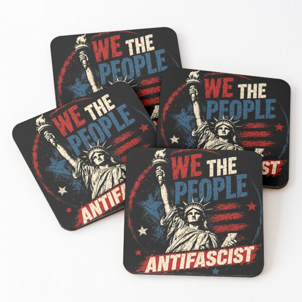 Item preview, We The People Antifascist American Patriot Political Activist designed and sold by RetroMini2026.