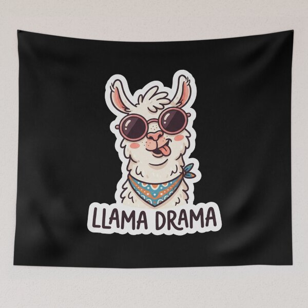 Item preview, Cool Llama Wearing Sunglasses Llama Drama designed and sold by Owcomm.