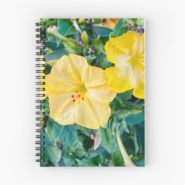 Item preview, Impressionist Four O'Clock Flower Yellow Botanical Digital Painting designed and sold by BalkanBloom.