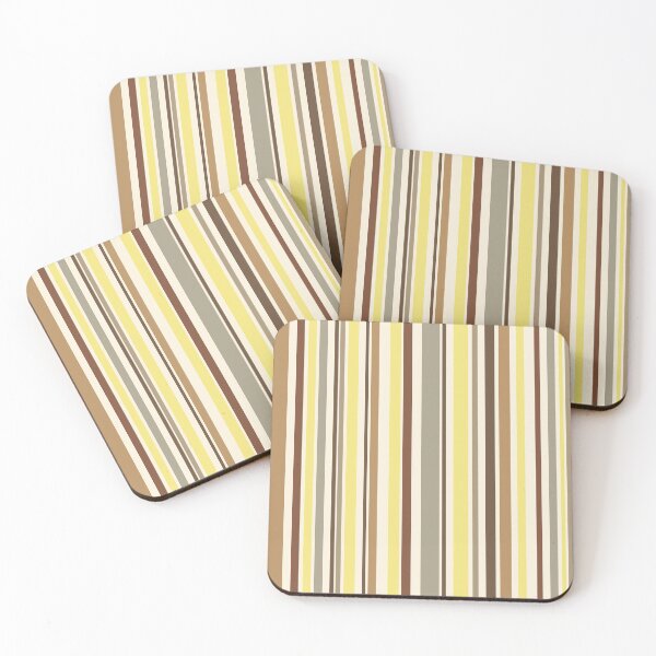 Item preview, Warm Earthy Striped Pattern with Asymmetrical Lines designed and sold by by-jwp.