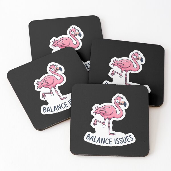 Item preview, Funny Flamingo With Poor Balance Issues designed and sold by Owcomm.
