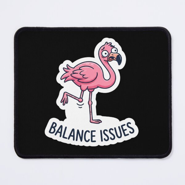 Item preview, Funny Flamingo With Poor Balance Issues designed and sold by Owcomm.