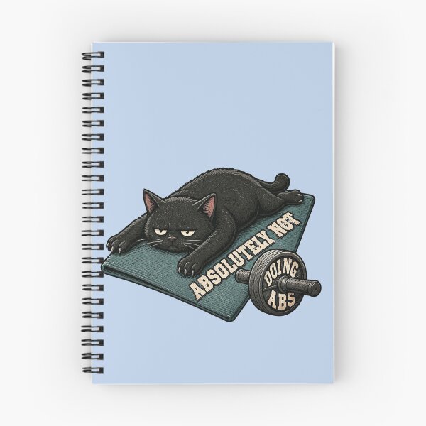 Item preview, Funny Black Cat Gym Workout Humor designed and sold by Gentlestate.