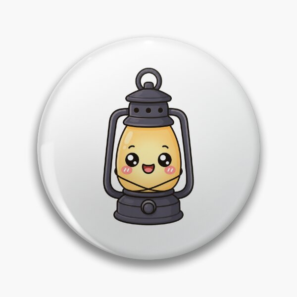 Item preview, Cute Kawaii Lantern Happy Camping Adventure Illustration designed and sold by Seculinator.