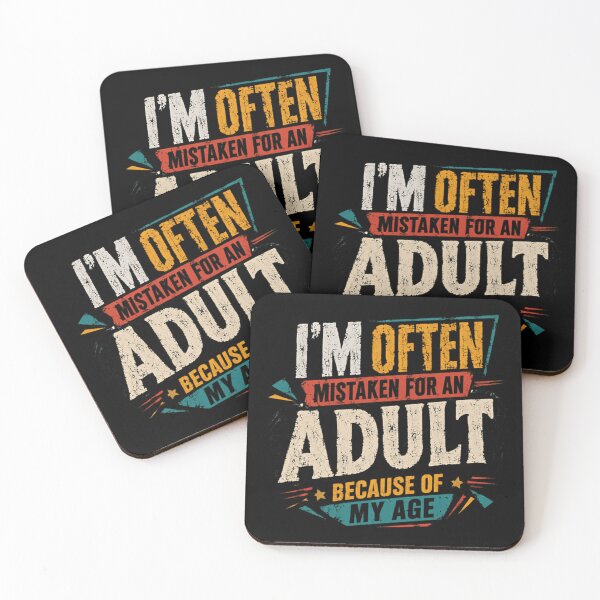 Item preview, I'm Often Mistaken For An Adult Because Of My Age Funny Youth Teenager designed and sold by JonesFlora2025.