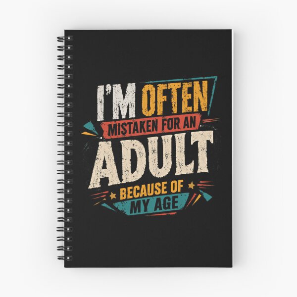Item preview, I'm Often Mistaken For An Adult Because Of My Age Funny Youth Teenager designed and sold by JonesFlora2025.