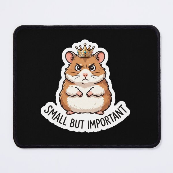 Item preview, Angry Hamster King Small But Important designed and sold by Owcomm.