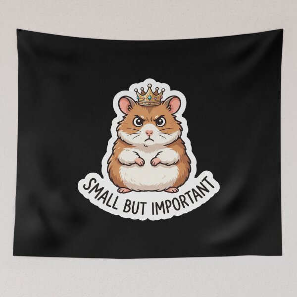Item preview, Angry Hamster King Small But Important designed and sold by Owcomm.
