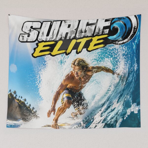 Item preview, Surge Elite Retro Video Game Cover Art designed and sold by Mavila Forge.