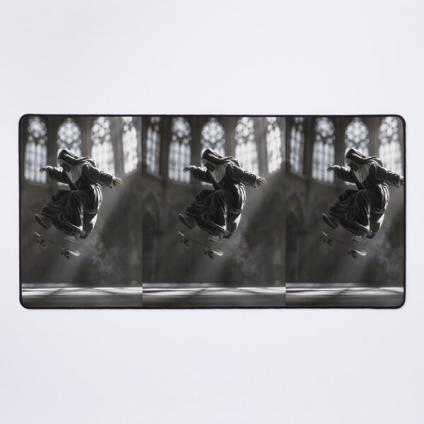 Item preview, Skateboarding Nun Adventure designed and sold by jodotodesign.