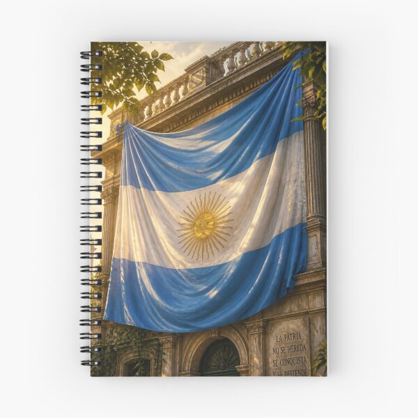 Item preview, Argentine Heritage - Patriotic Historical Quote designed and sold by Art89-T-Shirts.