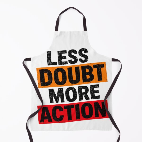 Item preview, Less Doubt More Action Motivational Typography designed and sold by the-dovlat.