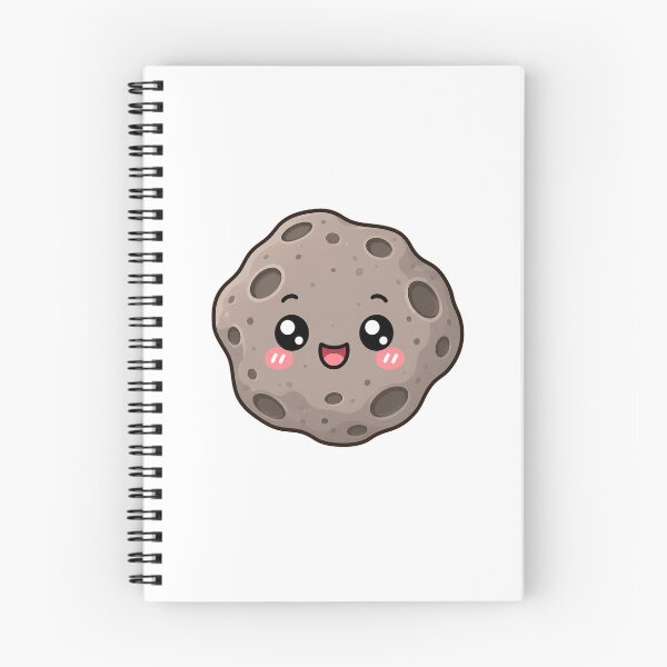 Item preview, Cute Kawaii Asteroid Happy Space Meteor Illustration designed and sold by Seculinator.