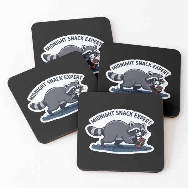Item preview, Midnight Snack Expert Raccoon Eating Chocolate designed and sold by Owcomm.