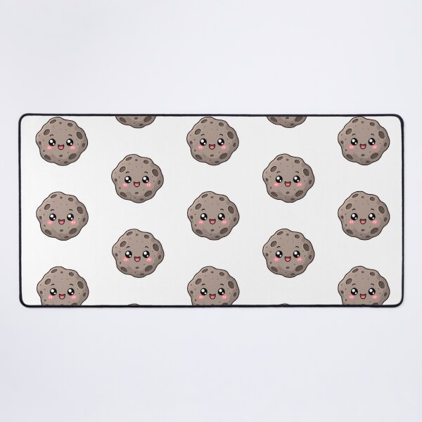 Item preview, Cute Kawaii Asteroid Happy Space Meteor Illustration designed and sold by Seculinator.