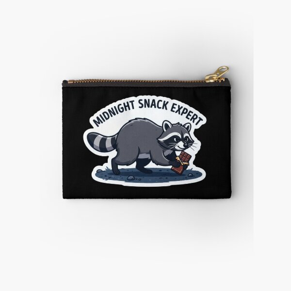 Item preview, Midnight Snack Expert Raccoon Eating Chocolate designed and sold by Owcomm.