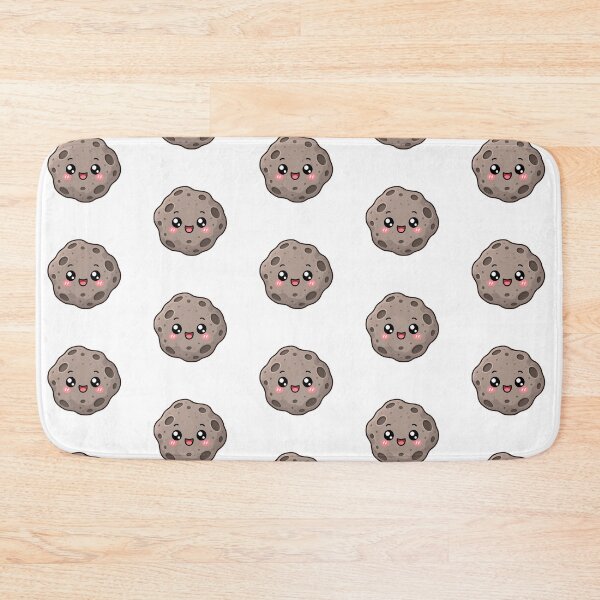 Item preview, Cute Kawaii Asteroid Happy Space Meteor Illustration designed and sold by Seculinator.