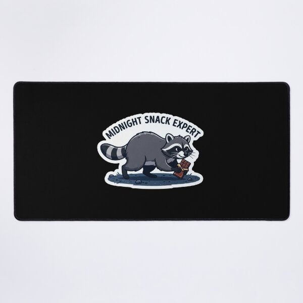 Item preview, Midnight Snack Expert Raccoon Eating Chocolate designed and sold by Owcomm.