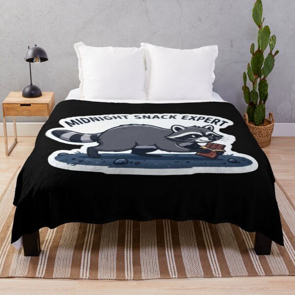 Item preview, Midnight Snack Expert Raccoon Eating Chocolate designed and sold by Owcomm.