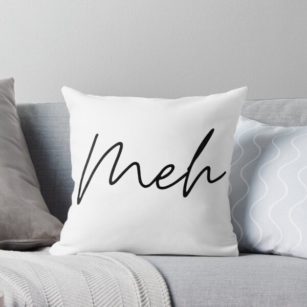 Item preview, Meh Minimalist Script Quote Typography designed and sold by GalaMine.
