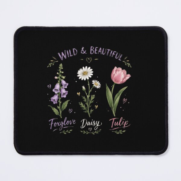 Item preview, Wild & Beautiful Foxglove Daisy Tulip Flower Garden Lover designed and sold by RetroMini2026.