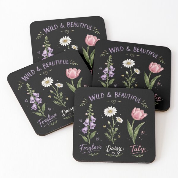 Item preview, Wild & Beautiful Foxglove Daisy Tulip Flower Garden Lover designed and sold by RetroMini2026.