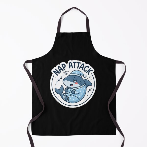 Item preview, Cute Sleeping Shark Nap Attack Cartoon designed and sold by Owcomm.