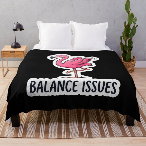 Item preview, Funny Pink Flamingo Having Balance Issues designed and sold by Owcomm.