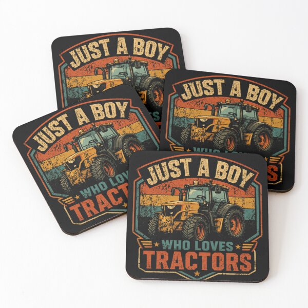 Item preview, Just A Boy Who Loves Tractors Farming Agriculture Boy Kid Son designed and sold by RetroMini2026.