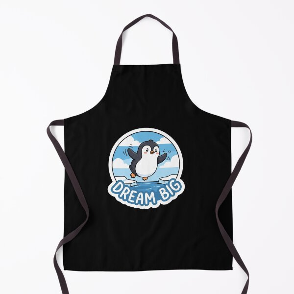Item preview, Cute Penguin Jumping Dream Big Illustration designed and sold by Owcomm.