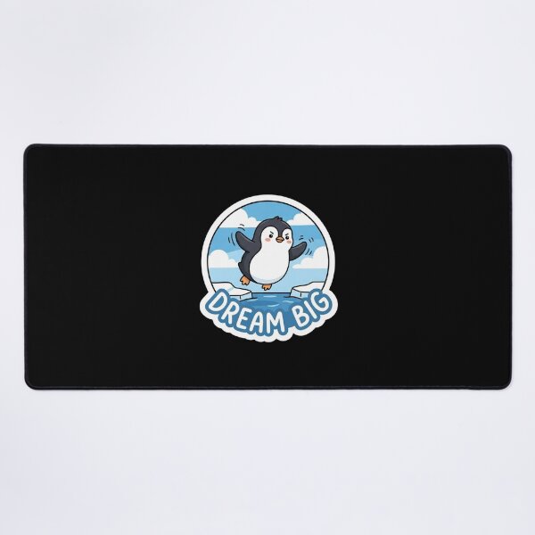 Item preview, Cute Penguin Jumping Dream Big Illustration designed and sold by Owcomm.
